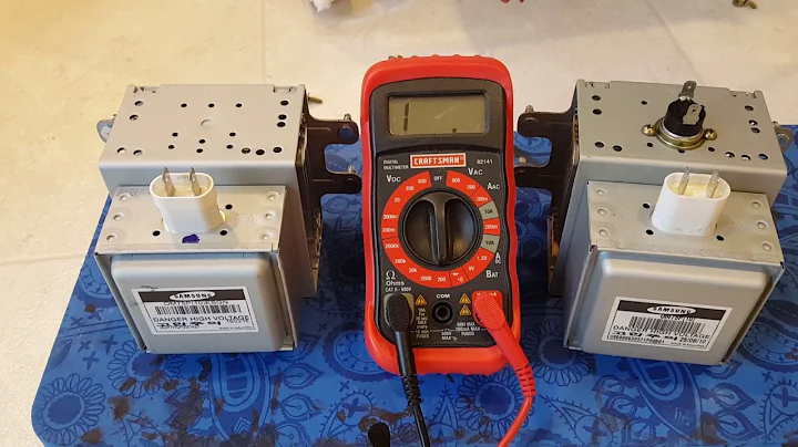 Microwave Magnetron Test - Good vs Bad