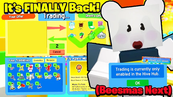 ITS FINALLY BACK... In A New Way! BEEMAS NEXT! (Bee Swarm Simulator)