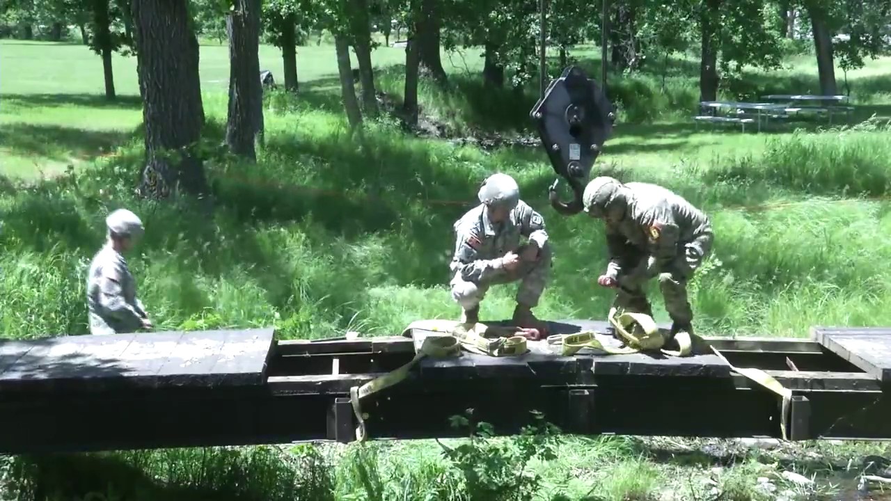 South Dakota National Guard and Danish Army Engineers Build Together