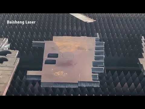 F3015E 3000w RAYTOOLS automatic cutting head cut 20mm carbon steel Video