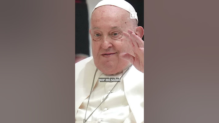 Inesperado audio de papa Francisco desde hospital #papafrancisco #vaticano