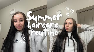 my summer hair care routine 🌞