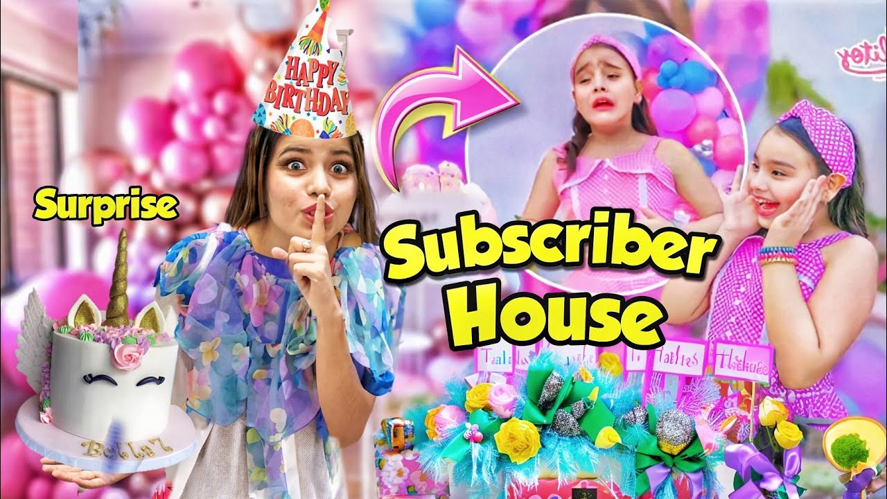 Going to my Subscriber’s House on her BIRTHDAY!! *she had no idea* 🥺