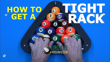 HOW TO RACK Pool Balls as Tightly as Possible