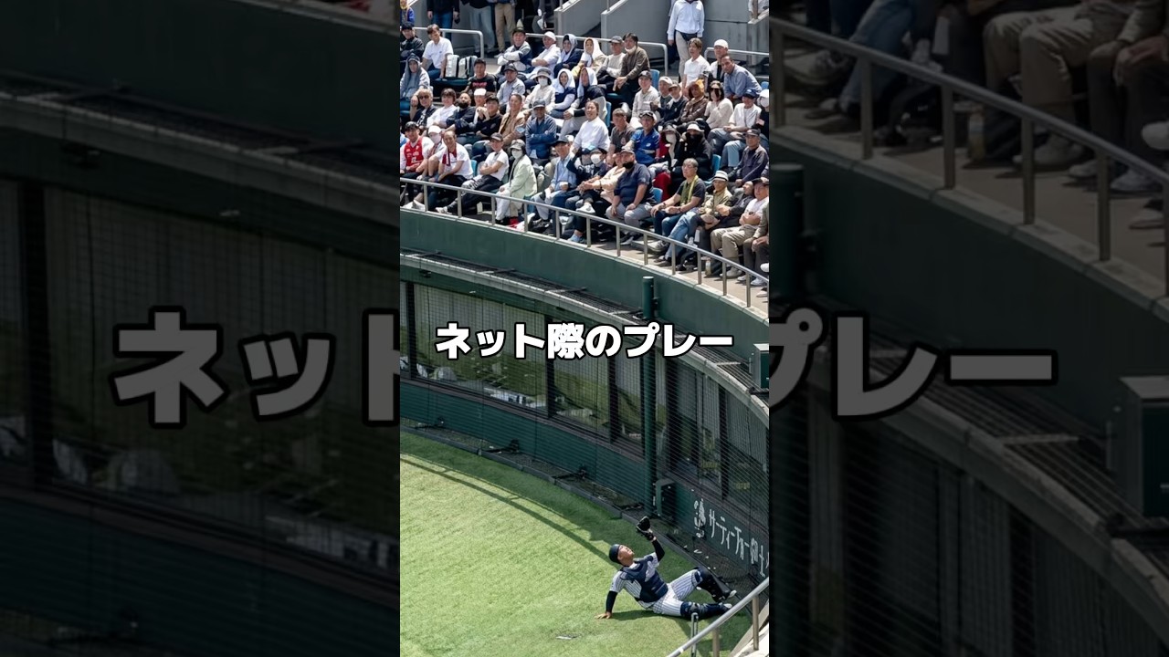 ネット際のプレー 「カツッ…」ネットに当たりファール 高校野球 春季