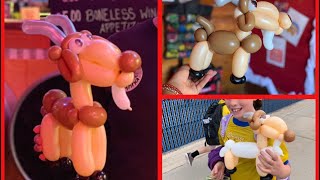 How to Make a Balloon Goat. Cute balloon goat. A little goat made with balloons.