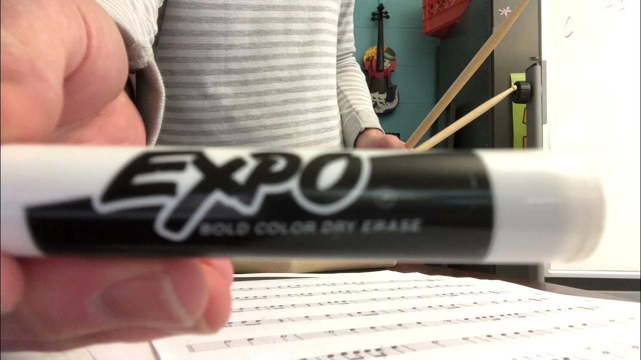The expo marker got what it deserved... a snare lick YouTube