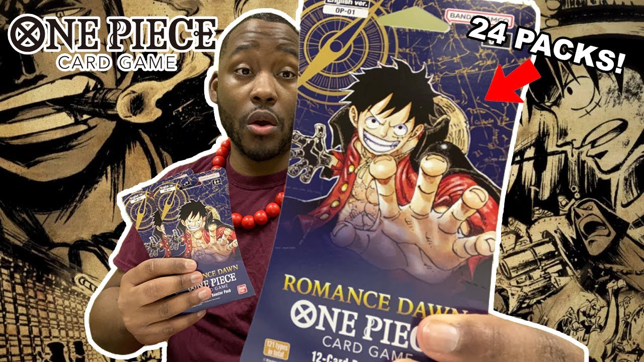 ONE PIECE TCG ! 24 OP01 Romance Dawn Sleeved Booster Packs 