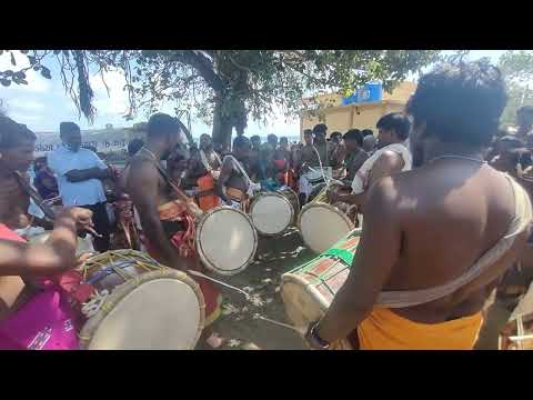 Valvettithurai parai adi   valvai muthu maari amman thiruvizha  valvettithurai valavai