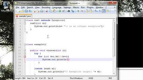 Learn Java in Hindi 32   User Defined Exceptions