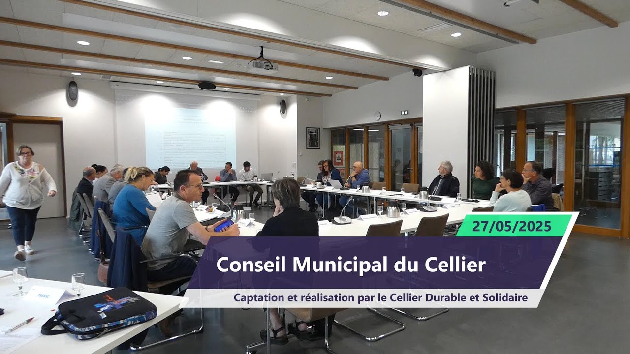 LE CELLIER conseil municipal 2025 05 27, focus sur le prieuré et les pertes financières engagées!