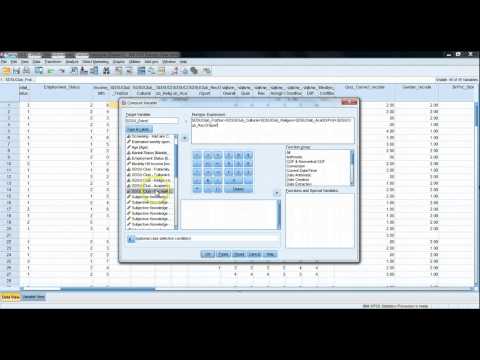 SPSS Using SUM function