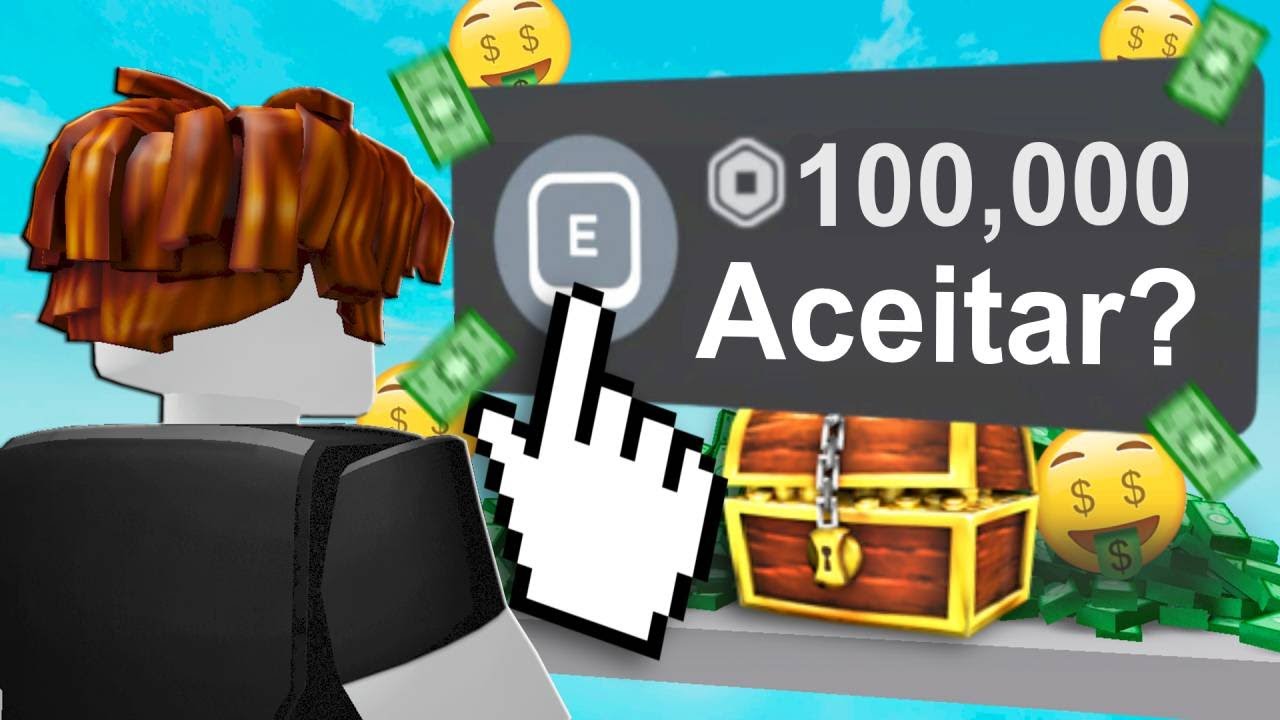 Eu ganhei 100,000 ROBUX GRÁTIS nesse jogo..(ou quase) 🤑💰 - YouTube