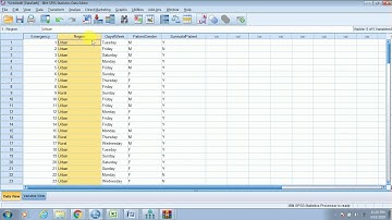 Importing excel file into SPSS and Changing String Variable in Numeric Variable