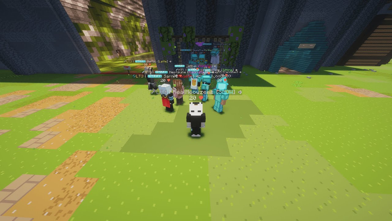 A concert performed on a PVP server...