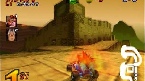 Crash Team Racing Walkthrough Part 20 - Papu Papu [Boss Race]
