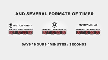Countdown Timer After Effects Templates