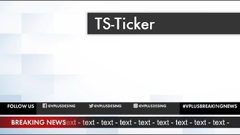 vMix - TS-Ticker
