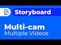 Descript multicam with multiples  storyboard