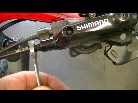 COME INVERTIRE I FRENI A DISCO SHIMANO DEORE