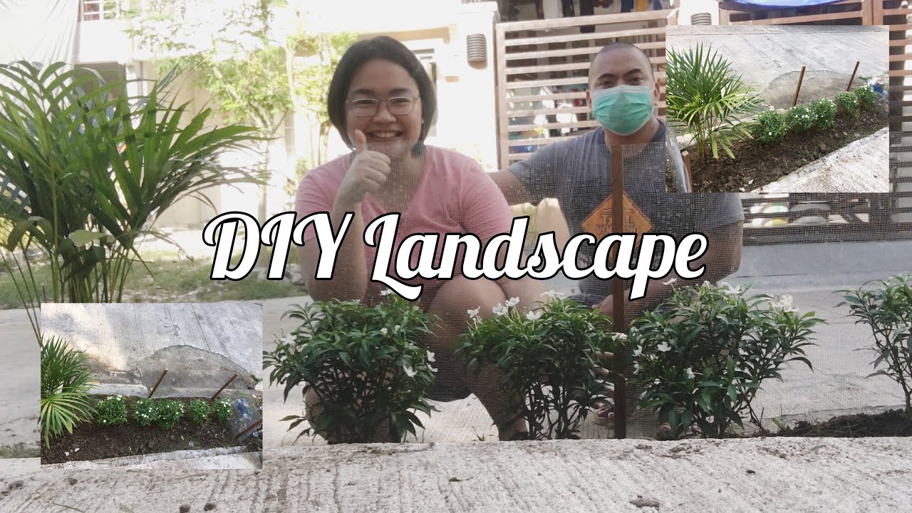 Diy Sidewalk Small Space Front Yard Landscape Philippines Mrs Cath Youtube - Small Front Yard Landscaping Ideas Philippines
