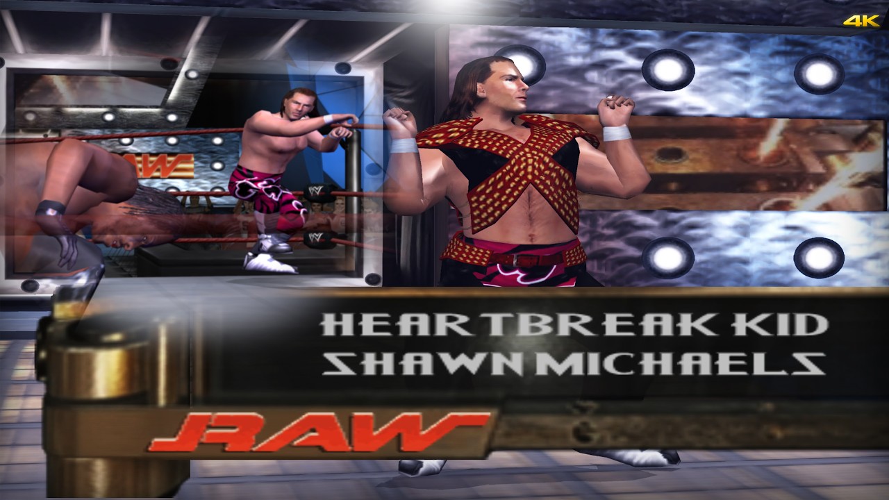 Shawn Michaels vs Booker T - WWE Smackdown Here Comes The Pain (PS2 w/ Emulation on PCSX2) Native 4k