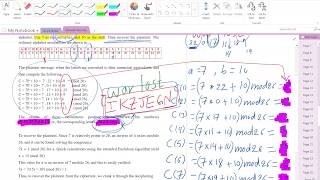 Network Security Lecture/ Affine Cipher (Part 2)