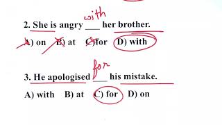 Important English grammar 21 MCQs practice set - 16 helpful for all exams