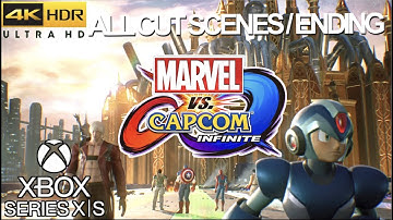 MARVEL VS CAPCOM INFINITE [ XBOX SERIES X ] [FULL MOVIE] ALL CUT SCENES ENDING SPOILER ALERT 4K HDR