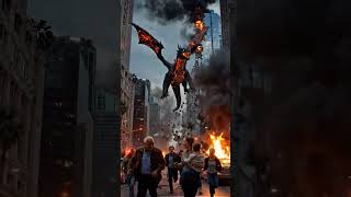 Ancient Dragon Attacks Los Angeles 🔥🐉 | Cinematic AI Short #shorts