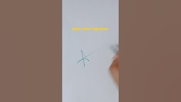 ajay name signature #signature #autographs #ajay #viral #youtube #youtubeindia