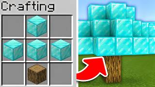 Minecraft But, There Are Custom Trees...!!