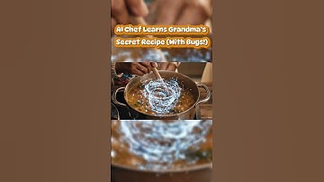 👵💻AI Chef Learns Grandma’s Secret Recipe (With Bugs). #CookingBattle #AIvsHuman #OmeletteShowdown