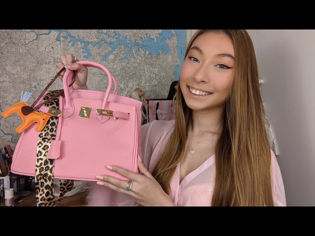 ✨PINK HERMES BIRKIN 30 DUPE FROM DHGATE!!! 🍊👜💖💕 REVIEW +