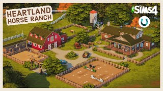 Heartland Horse Ranch 🐴 The Sims 4 Speed Build | One Pack: Horse Ranch | No CC