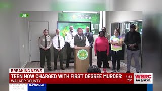 Teen charged with first-degree murder in Walker Co.