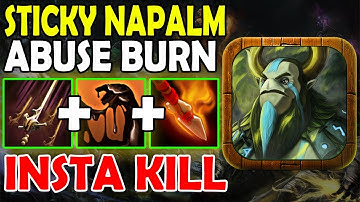 IMBA STICKY NAPALM  + SWASHBUCKLE + BURNING SPEAR Ability Draft Dota 2