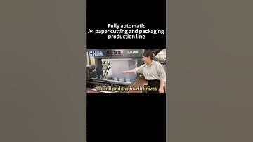fully automatic A4/A3/A5 Paper making production line#A4cutsizecuttingandpackaging#CHMA4cutter