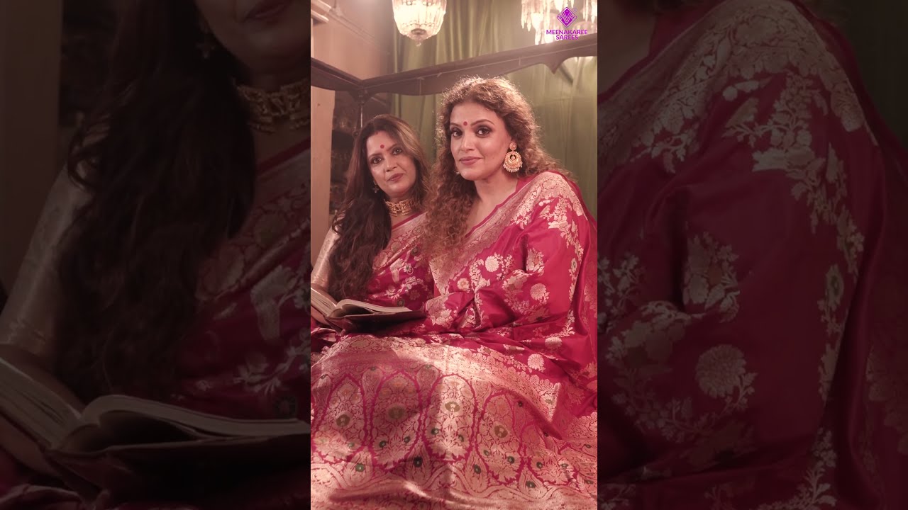 Reel Production For Meenakaree Saree #shorts #saree #fashion