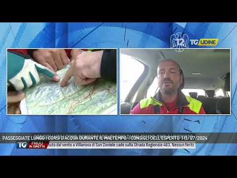 PASSEGGIATE LUNGO I CORSI D'ACQUA DURANTE IL MALTEMPO: I CONSIGLI DELL'ESPERTO  | 13/07/2024