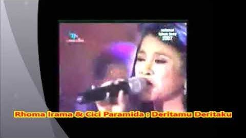 Cici Paramida & Rhoma Irama :  DERITAMU DERITAKU  --  Musik oleh Soneta --1,035