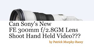 Sony 300mm f/2.8GM Lens: Can you Shoot Hand-Held Video with it???
I shot just a few video clips with the new Sony FE300mm f/2.8GM lens at at game in TX last week. I show you the results in this video. Even without a mono-pod, you can get really excellent results with this new lens from Sony!
Please consider using my affiliate links to purchase this lens to help me create more content like this:
Sony FE300mm f/2.8GM lens from Sony: https://tinyurl.com/mr48t5ec
Please consider using my affiliate link for purchase:
https://www.bedfords.com/27242928756
In order to save 5% on your total, put PMR in the coupon code at checkout. Once the lens actually ships. Bedfords will credit your card/account for 5% of your total purchase, just like Payboo, etc... You will not see that savings at checkout but they are great about this and will credit once it ships :)
Sony a7RV camera (allows tracking on, 4K 60P): https://tinyurl.com/s6m3cuxa Sony 300mm f/2.8GM Lens: Can you Shoot Hand-Held Video with it???