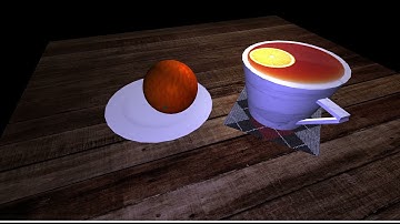 "Breakfast" - A Programmatically Generated 3D Scene Using C++ and OpenGL