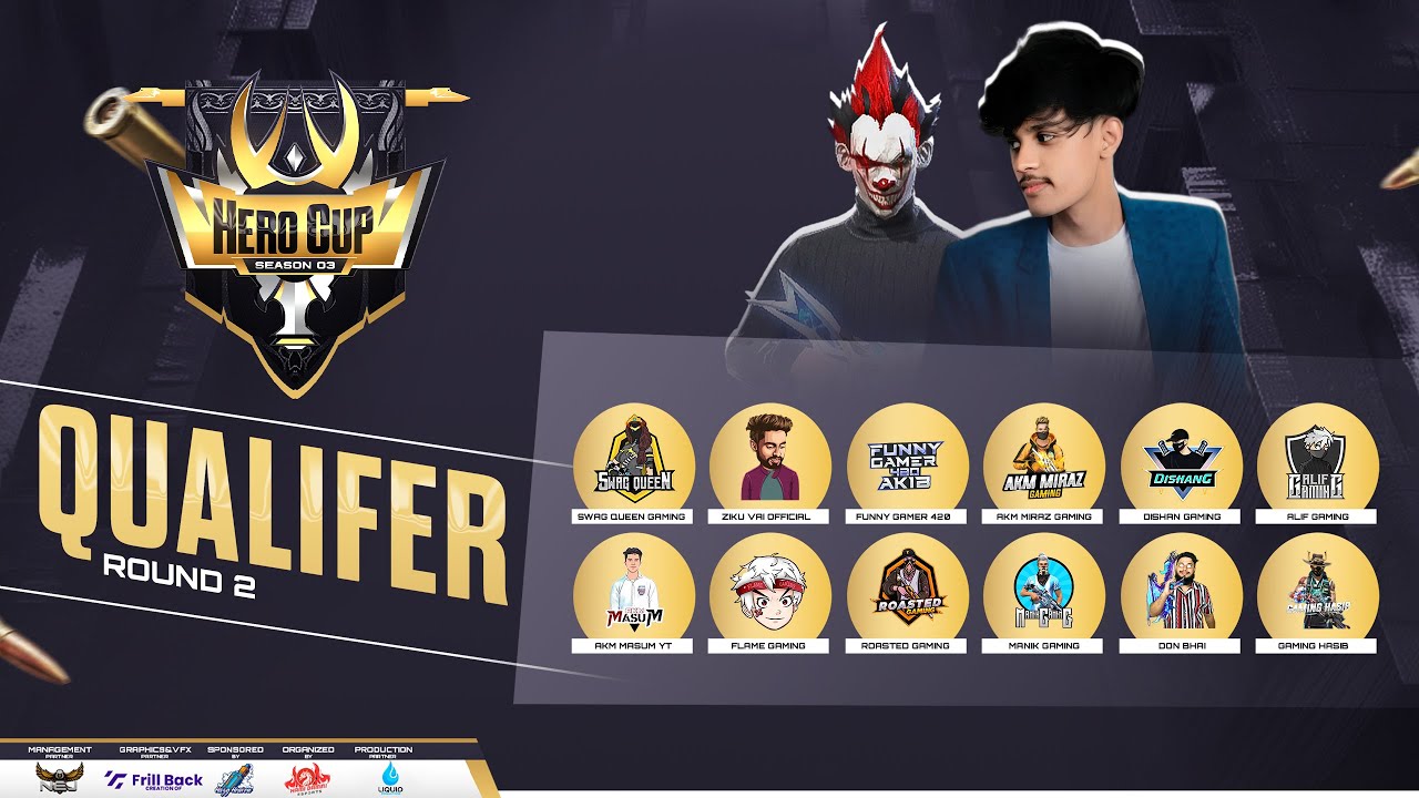 [🔴LIVE] INFLUENCERS QUALIFIERS R2 GROUP A || HERO CUP SEASON 3 II FT ...