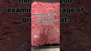 Signs your ground meat has gone bad.