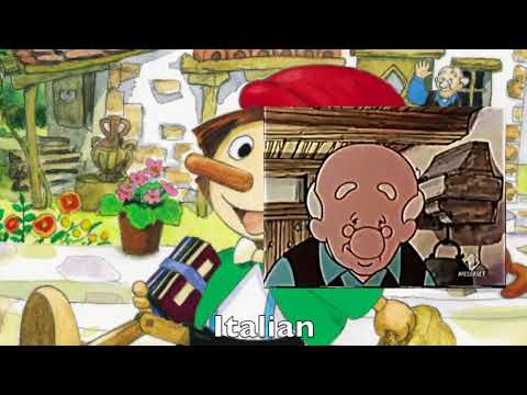 Piccolino no Bouken (Pinocchio) Opening Multilanguage Comparison