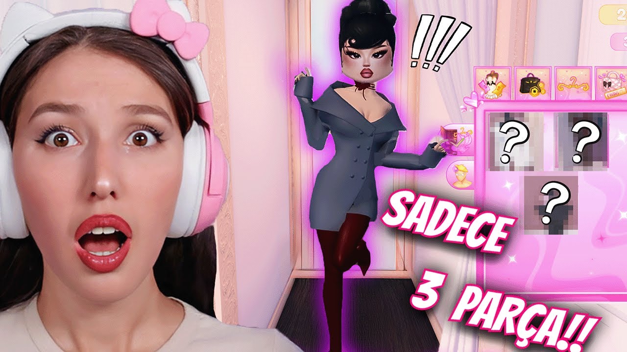 DRESS TO IMPRESS AMA SADECE 3 EŞYA!