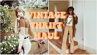 MY BEST VINTAGE THRIFT HAUL || freyahaley