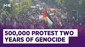 Over 500,000 march in London to protest two years of genocide in Gaza