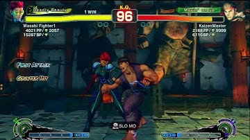 SSF4 AE 2012 - Wasabi Fighter1 (C Viper) Vs KaizenMaster (Ryu) - Casuals 03.22.13  - G3